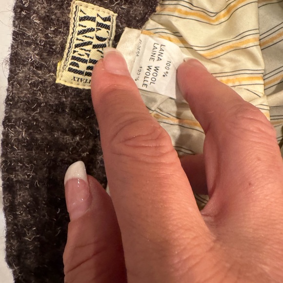 Penny Black (Italy) Brown Tweed Wool Slacks - Picture 4 of 7